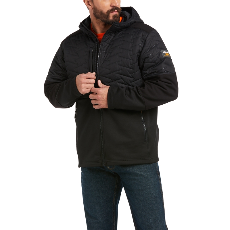 Ariat Rebar Cloud 9 Insulated Water Resistant Jacket - Black