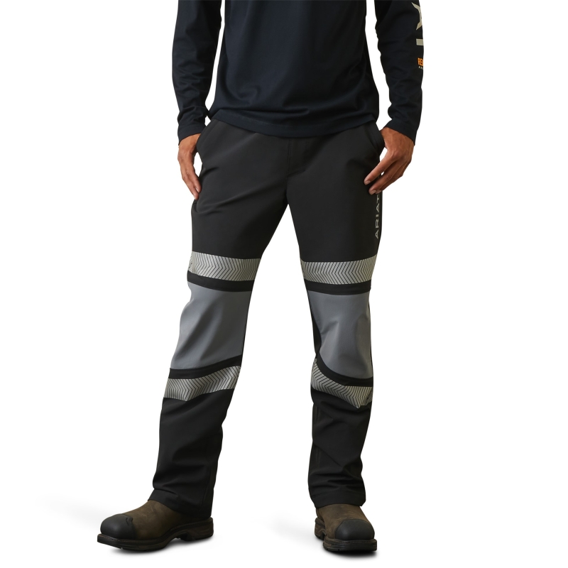 *SALE* LIMITED SIZES & QUANTITIES LEFT!!  Ariat Straight Leg DuraStretch™ Pull-On Rebar Pant - Black