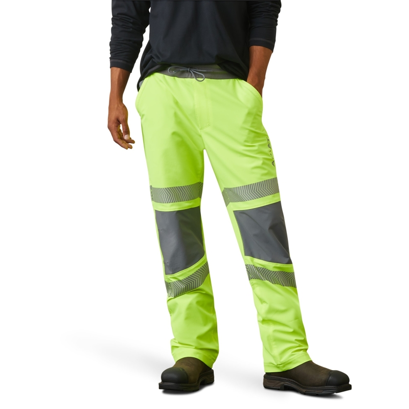 *SALE* LIMITED SIZES & QUANTITIES LEFT!!  Ariat Straight Leg DuraStretch™ Pull-On Rebar Pant - Hi Vis Yellow