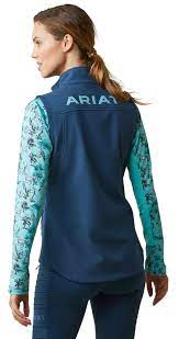 *SALE* LIMITED SIZES LEFT!!  Ariat Women's Softshell Team Vest - Deep Petroleum