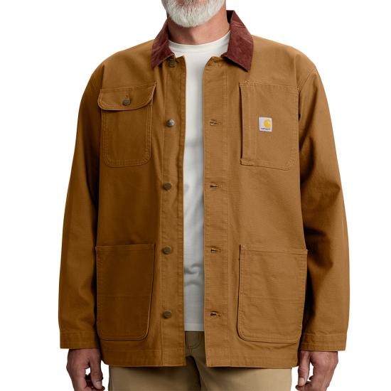 Carhartt Rugged Flex® Duck Loose Fit Chore Coat - Carhartt Brown