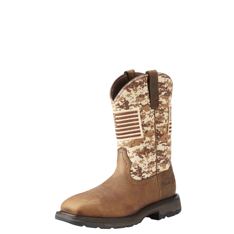*SALE* ONLY SIZE 14EE LEFT!! Ariat WORKHOG Patriot 11