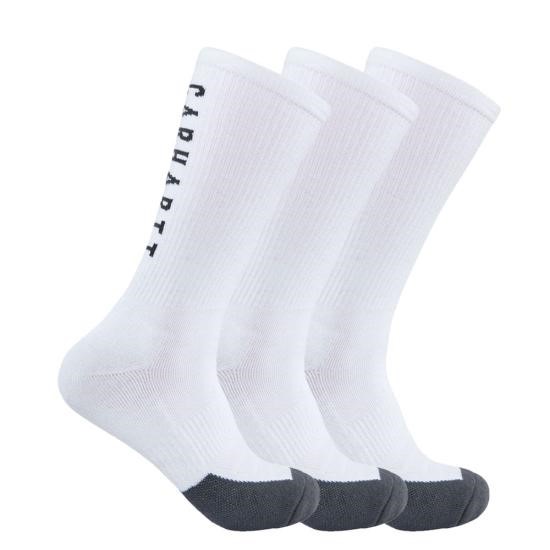 Carhartt FORCE® Midweight Logo Crew Socks - 3 Pack