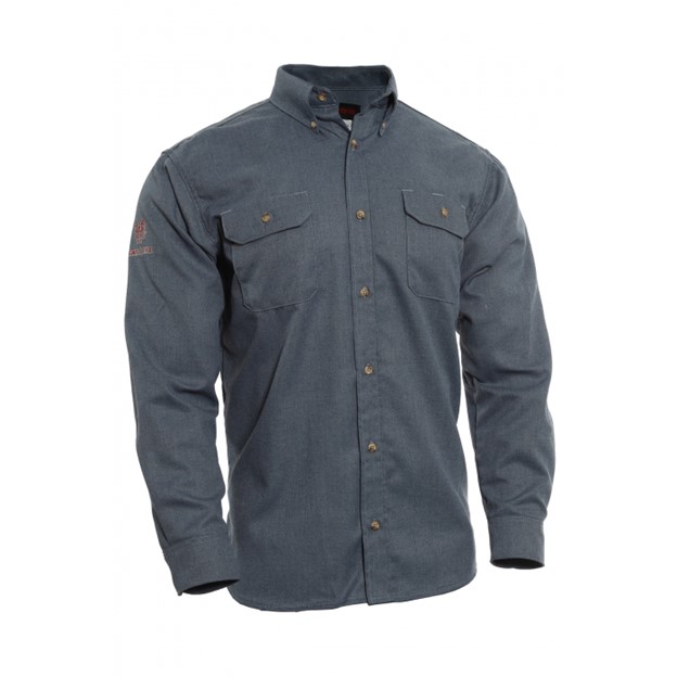 NSA DRIFIRE® FR TECGEN® Button Front Select Work Shirt - Medium Blue